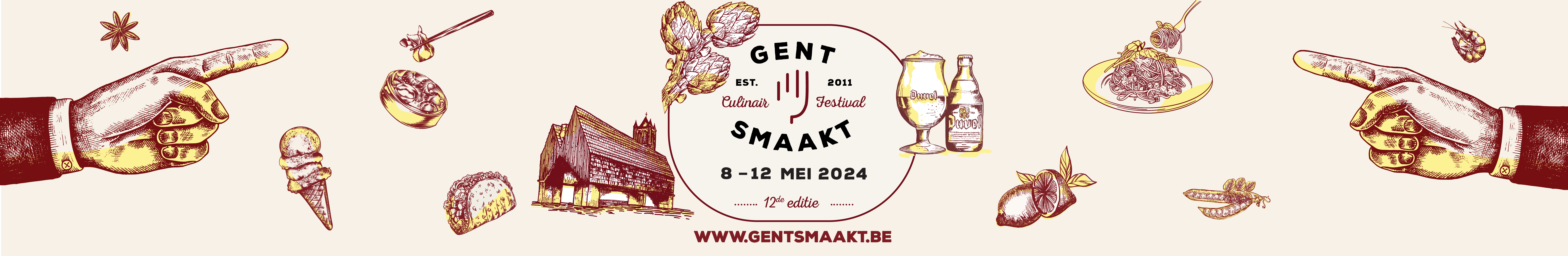 Win foodbonnen voor het culinaire festival 'Gent Smaakt'