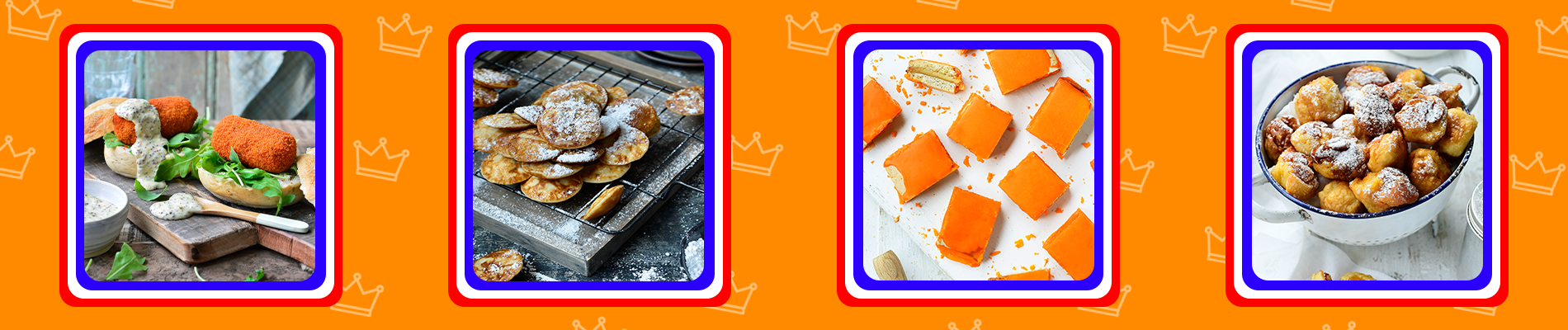 Deze week staat in teken van Koningsdag. Ontdek al ons recepten met een oranje tintje!