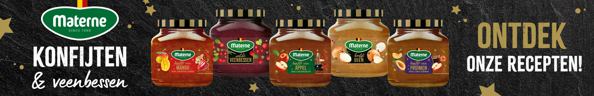 Laat je inspireren door de  konfijten en veenbessen van Materne!